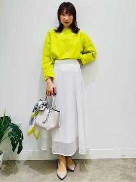 「UNTITLED（アンタイトル）のアイテム（ブルゾン）」を使った、Miwaさん（レディース・155cm）の冬コーディネート