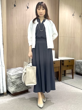 「UNTITLED（アンタイトル）のアイテム」を使った、Miwaさん（レディース・155cm）の夏コーディネート