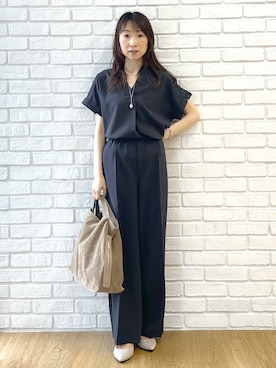 「UNTITLED（アンタイトル）のアイテム」を使った、Miwaさん（レディース・155cm）の秋コーディネート