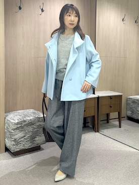 「UNTITLED（アンタイトル）のアイテム（アクセサリー）」を使った、Miwaさん（レディース・155cm）の秋コーディネート