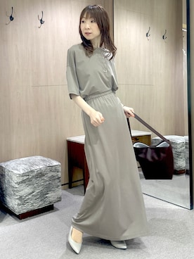 「UNTITLED（アンタイトル）のアイテム」を使った、Miwaさん（レディース・155cm）の秋コーディネート
