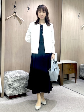 「UNTITLED（アンタイトル）のアイテム」を使った、Miwaさん（レディース・155cm）の夏コーディネート