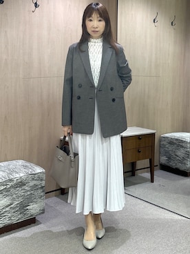 「UNTITLED（アンタイトル）のアイテム（アクセサリー）」を使った、Miwaさん（レディース・155cm）の秋コーディネート