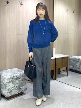 「UNTITLED（アンタイトル）のアイテム」を使った、Miwaさん（レディース・155cm）の秋コーディネート