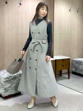 「UNTITLED（アンタイトル）のアイテム（アクセサリー）」を使った、Miwaさん（レディース・155cm）の秋コーディネート