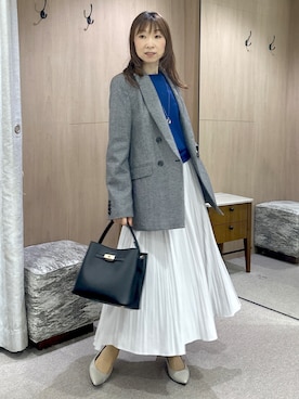「UNTITLED（アンタイトル）のアイテム（アクセサリー）」を使った、Miwaさん（レディース・155cm）の秋コーディネート