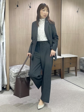 「UNTITLED（アンタイトル）のアイテム（アクセサリー）」を使った、Miwaさん（レディース・155cm）の秋コーディネート