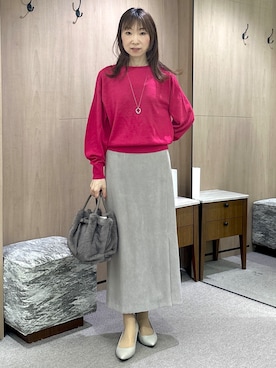 「UNTITLED（アンタイトル）のアイテム」を使った、Miwaさん（レディース・155cm）の秋コーディネート