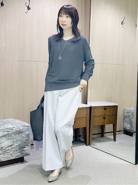 「Rubyrivet（ルビーリベット）のアイテム（アクセサリー）」を使った、Miwaさん（レディース・155cm）の春コーディネート