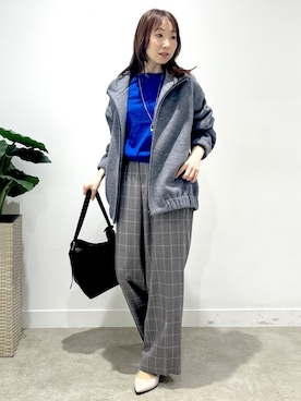 「UNTITLED（アンタイトル）のアイテム」を使った、Miwaさん（レディース・155cm）の夏コーディネート