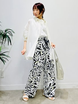 「MILOS（ミロス）のアイテム」を使った、Miwaさん（レディース・155cm）の春コーディネート