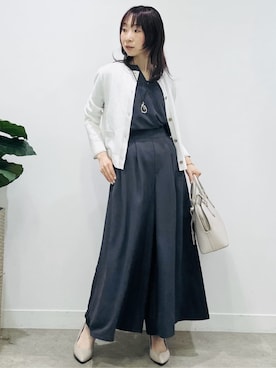 「SOUP（スープ）のアイテム」を使った、Miwaさん（レディース・155cm）の春コーディネート