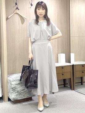 「UNTITLED（アンタイトル）のアイテム」を使った、Miwaさん（レディース・155cm）の夏コーディネート