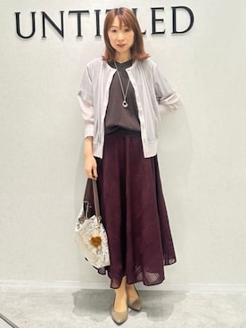 Miwaさん（レディース・155cm）の秋コーディネート
