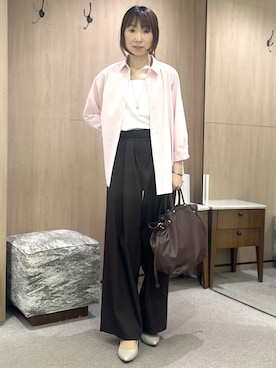 「UNTITLED（アンタイトル）のアイテム」を使った、Miwaさん（レディース・155cm）の夏コーディネート