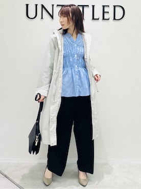 「SOUP（スープ）のアイテム」を使った、Miwaさん（レディース・155cm）の春コーディネート