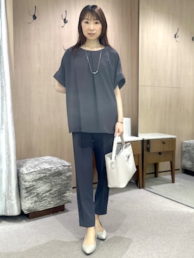 「UNTITLED（アンタイトル）のアイテム」を使った、Miwaさん（レディース・155cm）の夏コーディネート