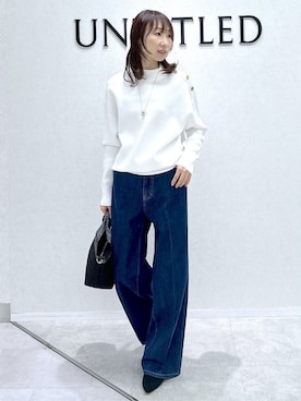 「SOUP（スープ）のアイテム」を使った、Miwaさん（レディース・155cm）の春コーディネート