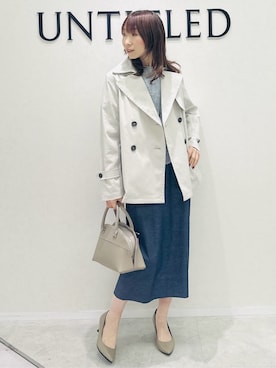 「SOUP（スープ）のアイテム」を使った、Miwaさん（レディース・155cm）の春コーディネート