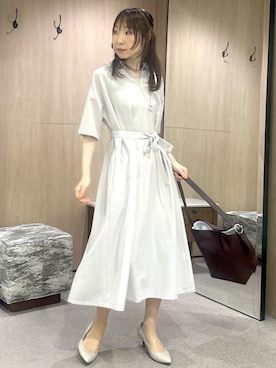 「UNTITLED（アンタイトル）のアイテム」を使った、Miwaさん（レディース・155cm）の夏コーディネート
