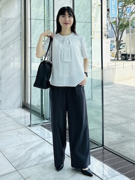 Yoshimiさん（レディース・160cm）の夏コーディネート