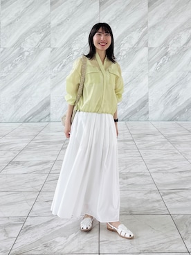 Yoshimiさん（レディース・160cm）の春コーディネート