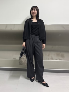 「INDIVI（インディヴィ）のアイテム」を使った、Yoshimiさん（レディース・160cm）の春コーディネート