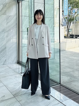 Yoshimiさん(レディース・160cm)の春コーディネート