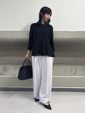 「SOUP（スープ）のアイテム」を使った、Yoshimiさん（レディース・160cm）の春コーディネート