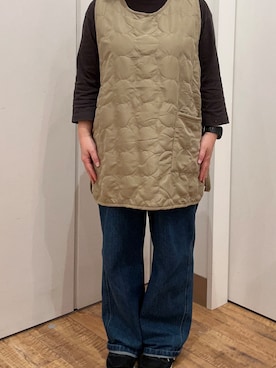 「アイテム（エプロン）」を使った、nmhさん（レディース・150cm）の秋コーディネート