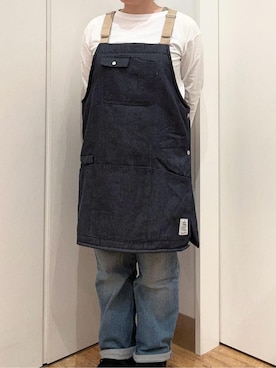 「アイテム（エプロン）」を使った、nmhさん（レディース・150cm）の秋コーディネート