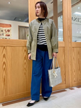 「MILOS（ミロス）のアイテム」を使った、ゆうさん（レディース・160cm）の冬コーディネート