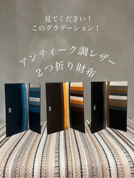 「アイテム（財布、ブルー系）」を使った、s___sさん（メンズ・158cm）の秋コーディネート