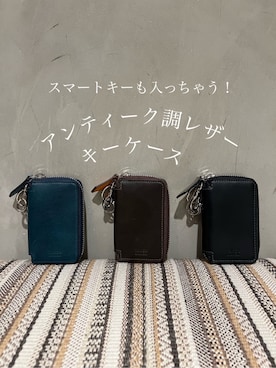 「アイテム（キーケース/キーアクセサリー、ブルー系）」を使った、s___sさん（メンズ・158cm）の秋コーディネート