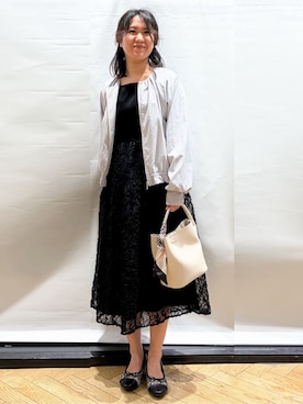 「index（インデックス）のアイテム（バッグ）」を使った、グッチさん（レディース・154cm）の春コーディネート