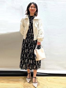 「index（インデックス）のアイテム（バッグ）」を使った、グッチさん（レディース・154cm）の冬コーディネート