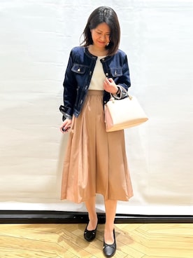 グッチさん(レディース・154cm)の春コーディネート
