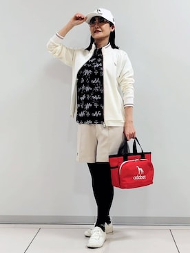 「adabat（アダバット）のアイテム」を使った、ざっき～さん（レディース・153cm）の春コーディネート