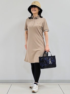 「ADABAT STREAM（アダバットストリーム）のアイテム」を使った、ざっき～さん（レディース・153cm）の夏コーディネート