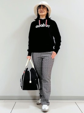 「adabat（アダバット）のアイテム」を使った、ざっき～さん（レディース・153cm）の冬コーディネート