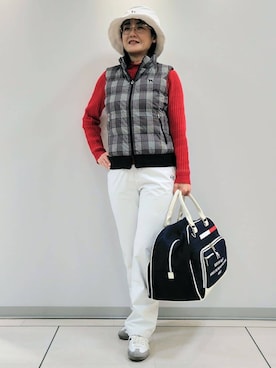 「adabat（アダバット）のアイテム」を使った、ざっき～さん（レディース・153cm）の冬コーディネート