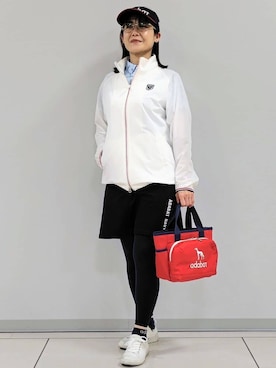 「adabat（アダバット）のアイテム（キャップ）」を使った、ざっき～さん（レディース・153cm）の春コーディネート