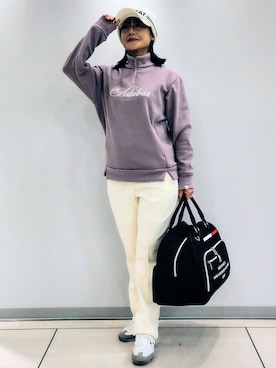 「adabat（アダバット）のアイテム」を使った、ざっき～さん（レディース・153cm）の冬コーディネート