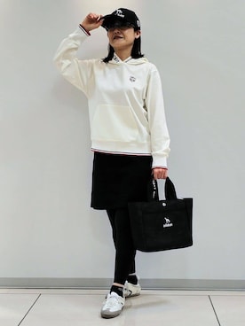 「adabat（アダバット）のアイテム」を使った、ざっき～さん（レディース・153cm）の冬コーディネート