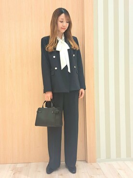 「SHOO・LA・RUE（シューラルー）のアイテム（テーラードジャケット）」を使った、kanaさん（レディース・166cm）の冬コーディネート