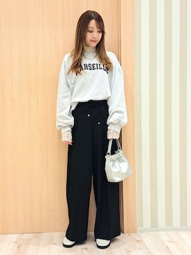 「Cutie Blonde（キューティーブロンド）のアイテム」を使った、kanaさん（レディース・166cm）の春コーディネート