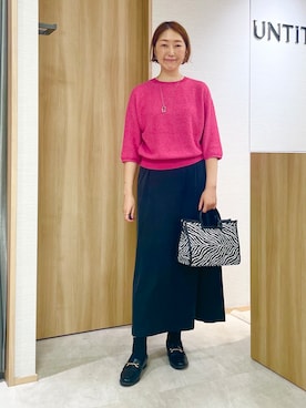 「UNTITLED（アンタイトル）のアイテム」を使った、aliceさん（レディース・166cm）の秋コーディネート