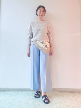 「Rubyrivet（ルビーリベット）のアイテム（アクセサリー）」を使った、aliceさん（レディース・166cm）の春コーディネート