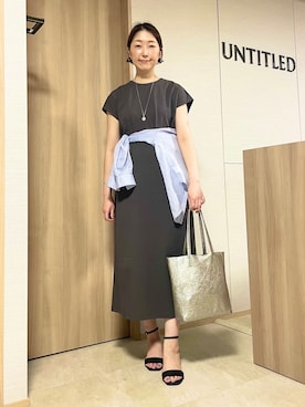 「MILOS（ミロス）のアイテム」を使った、aliceさん（レディース・166cm）の春コーディネート