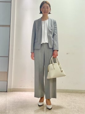 「UNTITLED（アンタイトル）のアイテム（パンプス）」を使った、aliceさん（レディース・166cm）の春コーディネート